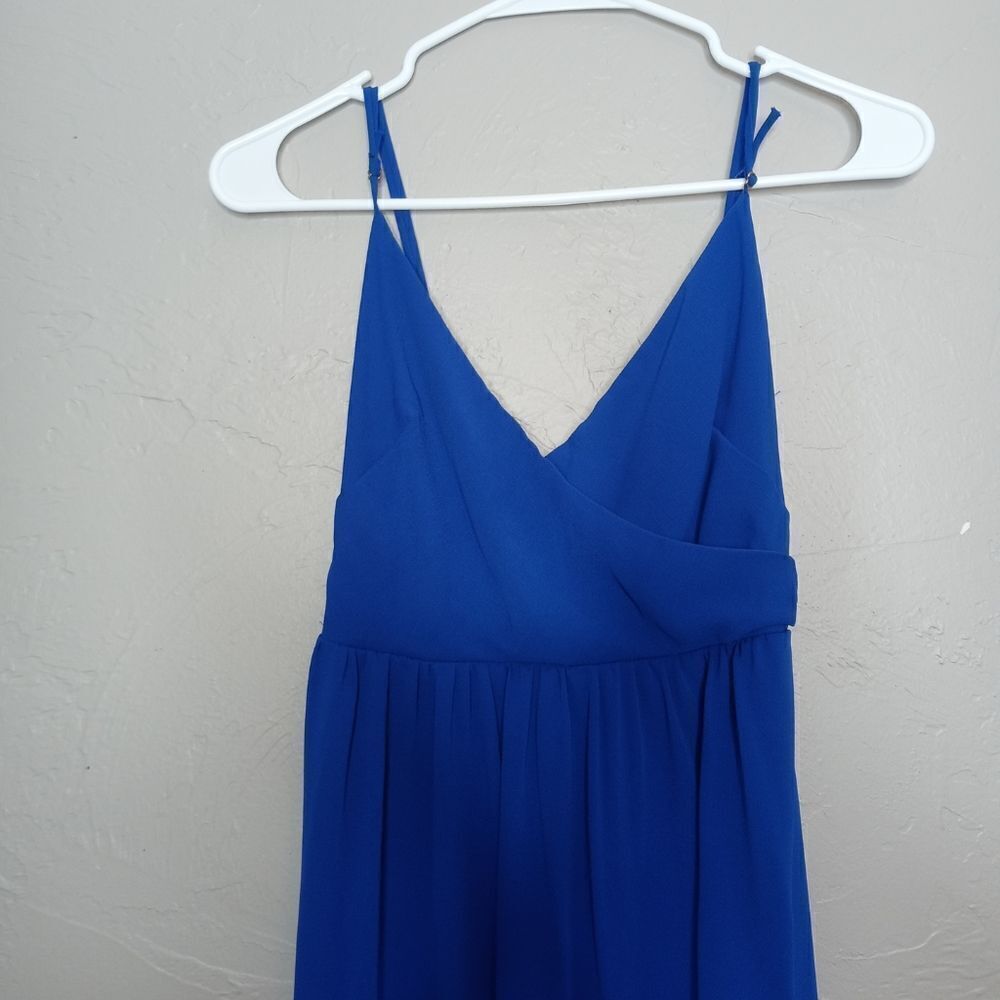 Lulu's Blue Maxi Dress - Picture 2 of 10